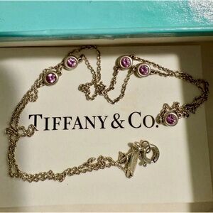 Tiffany & Co. Color by the Yard Necklace with 6 Pink Sapphires